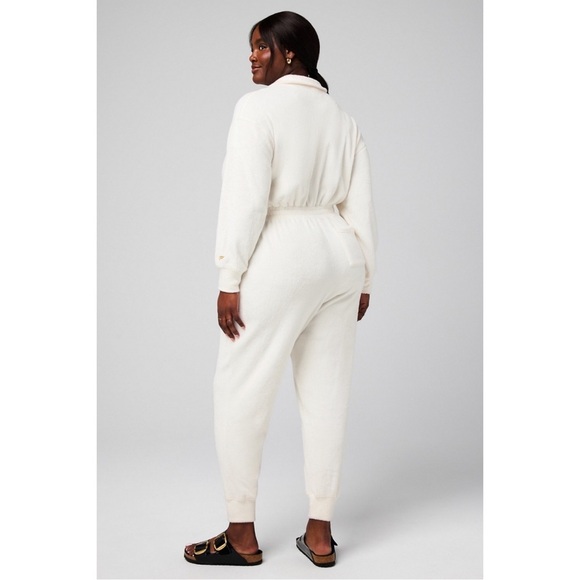 Size 2X Fabletics Cozy Cord Zip Fuzzy Onesie - Picture 2 of 11
